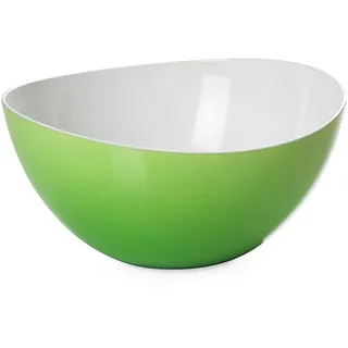 omada Salatschüssel 3,5 L, Küchenschüssel aus Robustem Kunststoff | Ideal für Große Salate und Beilagen, Buntes Design, Robust und Geräumig, 26x H12,5 cm, Trendy Kollektion