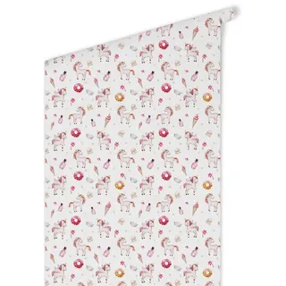 K&L Wall Art Vliestapete »Kinder Vliestapete«, Einhorn Eis Prinzessin, mehrfarbig, matt - bunt