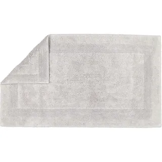 CAWÖ Luxus Badteppich Platin 100 x 80 cm