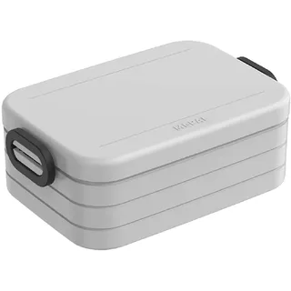 Mepal Take a Break Midi – Limited Edition Cool Grey / Grau – 900 ml Inhalt – Lunchbox mit Trennwand – ideal für Mealprep – spülmaschinenfe