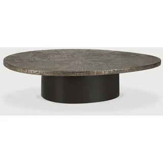 Ethnicraft Slice Indoor Couchtisch Whisky Oval - Schwarz