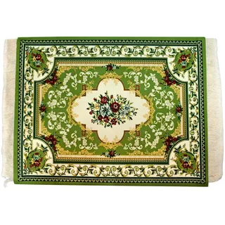 Mini Teppich Mauspad mit Quaste Oriental Persian Mouse Pad 28x18 cm | Kreative Orientteppich Muster, Perserteppich, Rutschfeste Gummibasis, Kleiner Teppich Tisch Mousepad, Matte