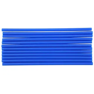 Fackelmann 554873 Strohhalme Plastik, Strohhalme wiederverwendbar, Cocktail-Zubehör, Strohhalm aus Kunststoff, wiederverwendbar, Kunststoff, 23 cm
