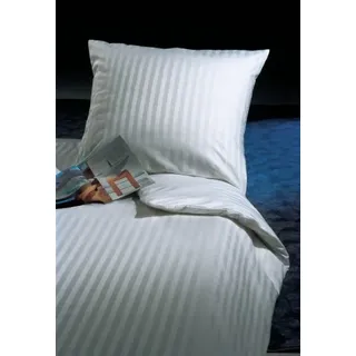 texpot Bettwäsche 20 mm Streifen mit Hotelverschluß 100% Baumwolle Kissenbezug Bettbezug (40x40 cm)