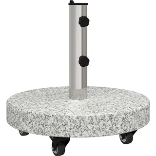 vidaXL Schirmständer Granit 45 x 45 x 45 cm Grau