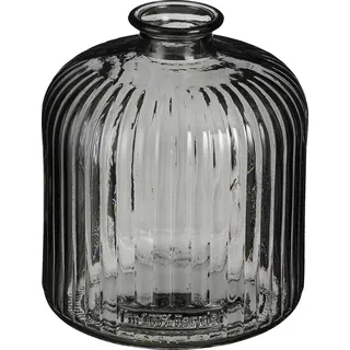 Mica decorations Flasche Jessica recycled glass 18 x 16 cm anthrazit