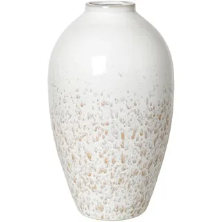 Broste Copenhagen Ingrid Vase L Keramik Rainy Day/Indian Tan 40 cm