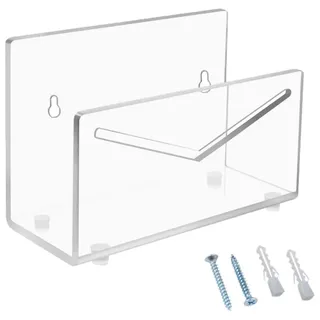 STOBOK 1 Set Durchsichtiger Acryl-Post-Organizer Für Den Schreibtisch Tisch-Posthalter Briefsortierer Schreibtisch-Aktenhalter Aktenständer Ständer Für Zuhause Büro Desktop-Organizer