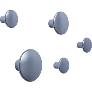 Muuto Garderobenhaken Dots Metal gedämpftes Blau