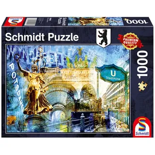 Schmidt Spiele Puzzle Puzzle Berlin Edition 1000 Teile, Puzzleteile