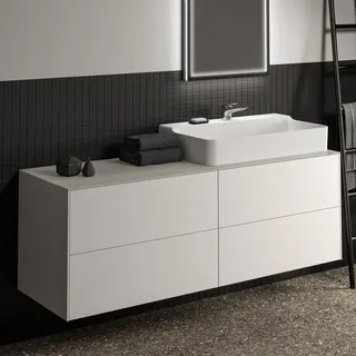 Ideal Standard Waschtisch-Unterschrank 4 Auszüge 158,5 x 55 x 50,5 cm Weiß
