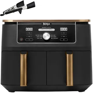 Ninja Foodi MAX Dual Zone Heißluftfritteuse AF400EUCP 9,5l kupfer/schwarz