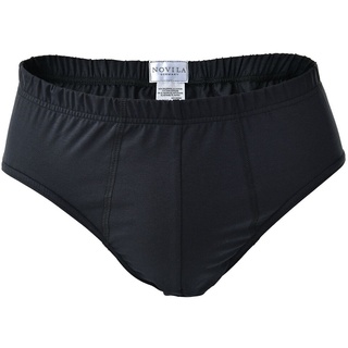 NOVILA Stretch Cotton Sport-Slip - Fein-Single-Jersey, uni Schwarz,