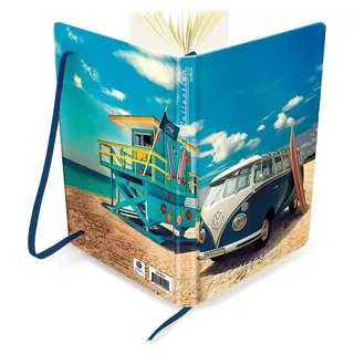BRISA Notizbuch T1 Bulli Bus DIN A5 Türkis