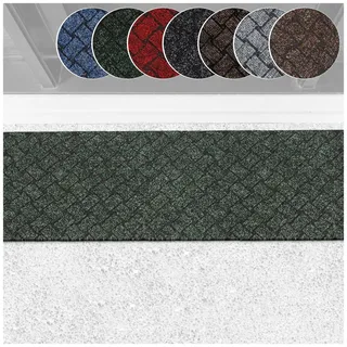 ANRO Schmutzfangteppich Matte Teppich Läufer Flurläufer Bodenbelag Schmutzfangläufer Sauberlaufmatte Fußmatte Melbourne Grün 40x120cm