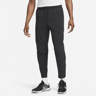 Nike Unlimited vielseitige Dri-FIT Hose mit Reißverschluss am Bündchen für Herren - Schwarz, L