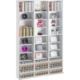 Vevor CD-Regal 9-lagig für 756 CDs Weiß