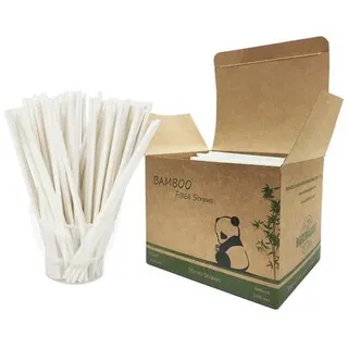 Short Bambus Cocktail Strohhalme 3×127mm, 1000 Stück Stabile Mini Kurz Bambus Kaffee Rührer Swizzle Sticks, Kompostierbare Trinkhalme Einweg - 100%