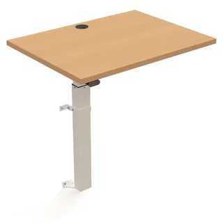 Stier Steh-Tisch 501-9 elektrisch höhenverstellbar 80 x 60cm Buche