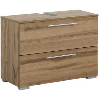 Schildmeyer Waschbeckenunterschrank Carlos 80,2 x 59,1 x 35 cm Eiche Matt