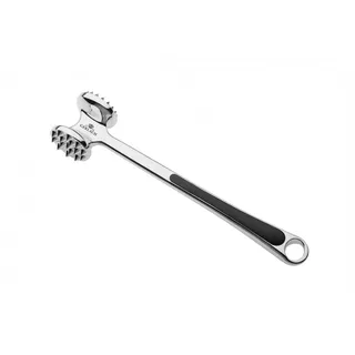 Gerlach Solid Fleischklopfer Edelstahl Schnitzelklopfer Fleischhammer