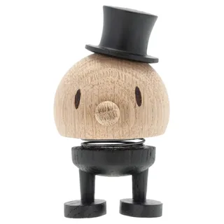 Hoptimist Groom, Bräutigam Figur, Deko Hochzeit & Glücksbringer, Hochzeitsfiguren, Hochzeitsdeko aus Holz, Schöne und Lustige Geschenkidee zu Hochzeiten, 4,5 x 5,9 x 8,4 cm, Small, Raw Oak