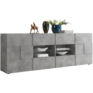 Sideboard »Dama«, Breite 241 cm, beton-optik, , 59294756-0