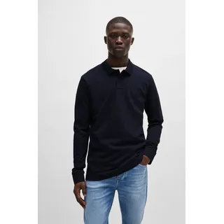 Boss Passerby Langarm Regular Fit blau XXL