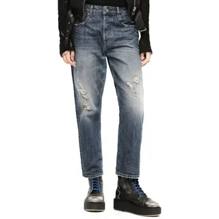 Diesel Straight-Jeans Diesel Aryel 084XD Damen Jeans Hose Straight blau W25