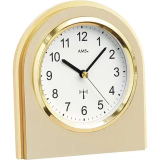 AMS Tischuhr modern Messing-Auflage - AMS Modell: 5197