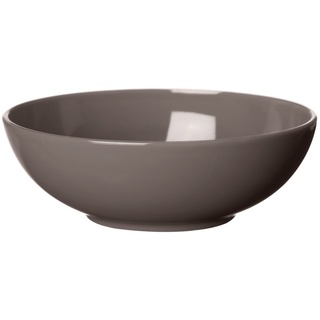 Excelsa Trendy Salatschüssel, Keramik, Grau, 23 x 23 x 9 cm