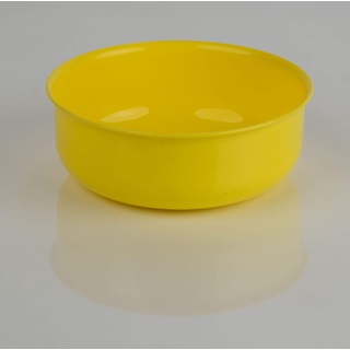 Kimmel Schüssel Schale Müsli Suppe Kunststoff Plastik Mehrweg bruchsicher stapelbar 17 cm, Gelb