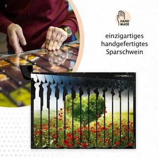 Spardose Jahres-Challenge - Geld sparen - Nicht zu öffnen - 50x70x5 cm - Bugatti