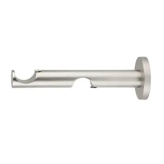 MYDECO Vorhangstange Doppelträger 2-läufig Ø 25 mm Silber