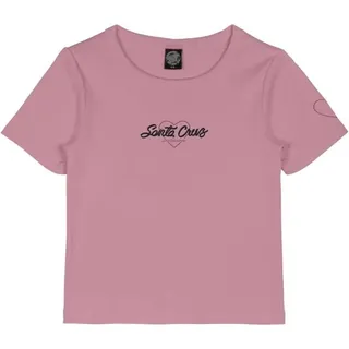 Santa Cruz - Women's Love Script Front T-Shirt - T-Shirt Gr 8 rosa