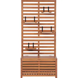 Beliani Matino 80 x 170 x 40 cm Hellbraun