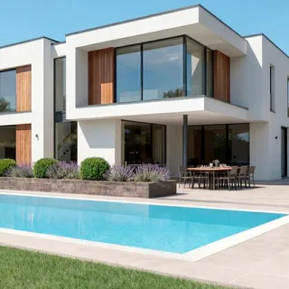 Einbaupool Infinity® Bay mit Überlauf 3,0x7,0m | Überlauf-Schwimmbecken: Fertig montiert, verrohrt und verkabelt