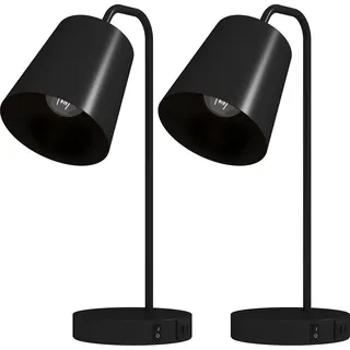 Ruiqas LED Spirale Schwarz 2 St.