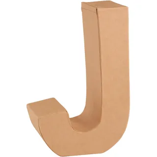 Glorex  Papp-Buchstabe J 17,5 x 5,5 cm