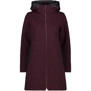 CMP Hybrid Fix Hood Wintermantel Burgundy 46