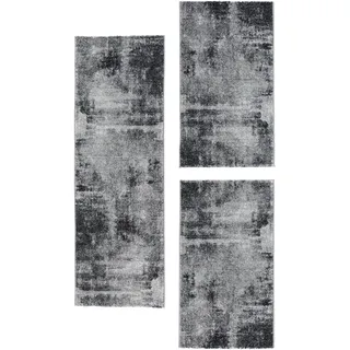 Andiamo Bettvorleger Luna Bettumrandung 3-tlg. 70 x 140 cm Grau
