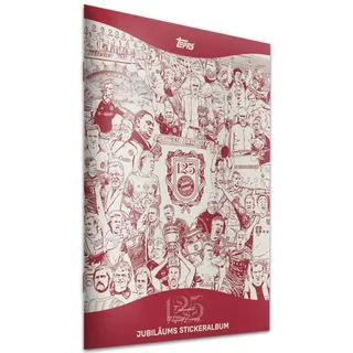 Topps Bücher-Adventskalender FC Bayern München - 125 Jahre - Sammelsticker - 1 Sammelalbum