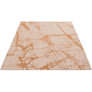 Teppich Carina 6950, Sehrazat, rechteckig, Höhe: 2 mm, Flachgewebe mit Baumwolle, Wohnzimmer gelb 120 cm x 170 cm x 2 mm