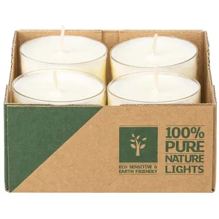 WENZEL Teelichte - Nature Lights 10Std Brenndauer 8 Stück 