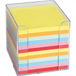 Brunnen Zettelbox 9,5x9,5x9,5 cm Transparent 700 St.