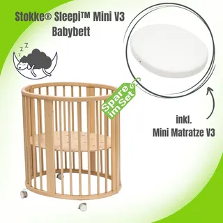 Stokke® SleepiTM Mini V3 inkl. Matratze, Farbe: Natural