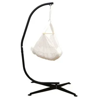 Komplettset Babywiege mit Gestell - Federwiege bis 15kg - Ständer 205cm