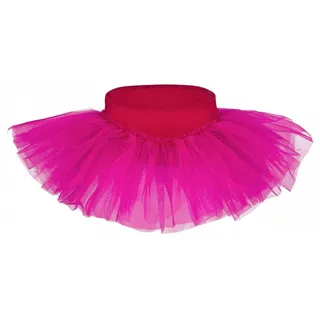 tanzmuster Tüllrock Ballett Tuturock Pia Tutu Ballettrock aus Tüll mit Bund aus Baumwolle rosa 140/146
