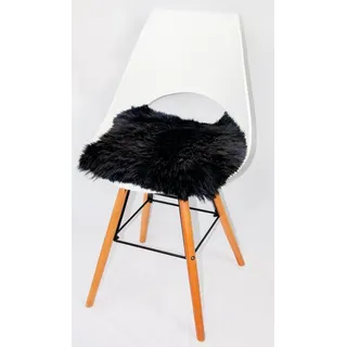 Heitmann-Felle Stuhlkissen Lamm 44 x 44 cm Schwarz
