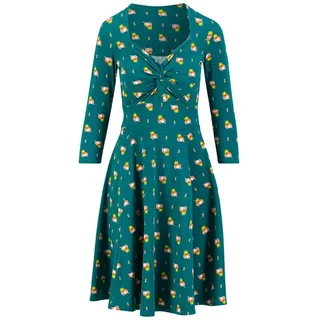 Blutsgeschwister Midikleid Hot Knot Power little camper grün M